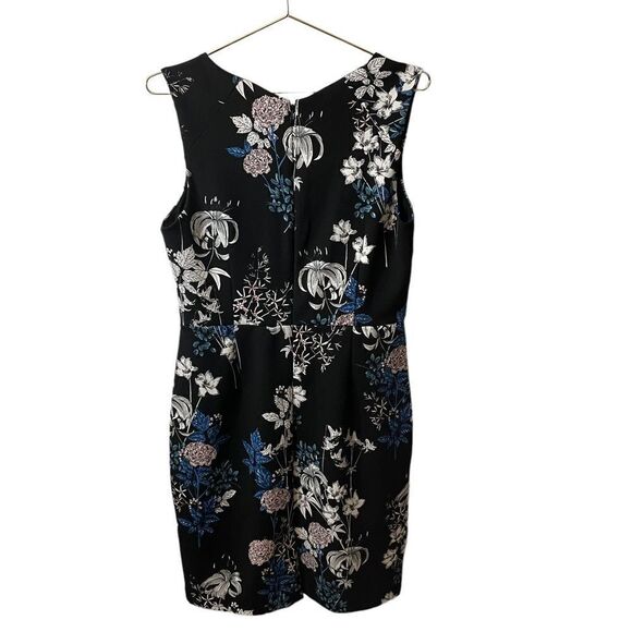 Banana Republic Factory Floral V Neck Sleeveless Floral Dress Size 8 - Picture 4 of 9